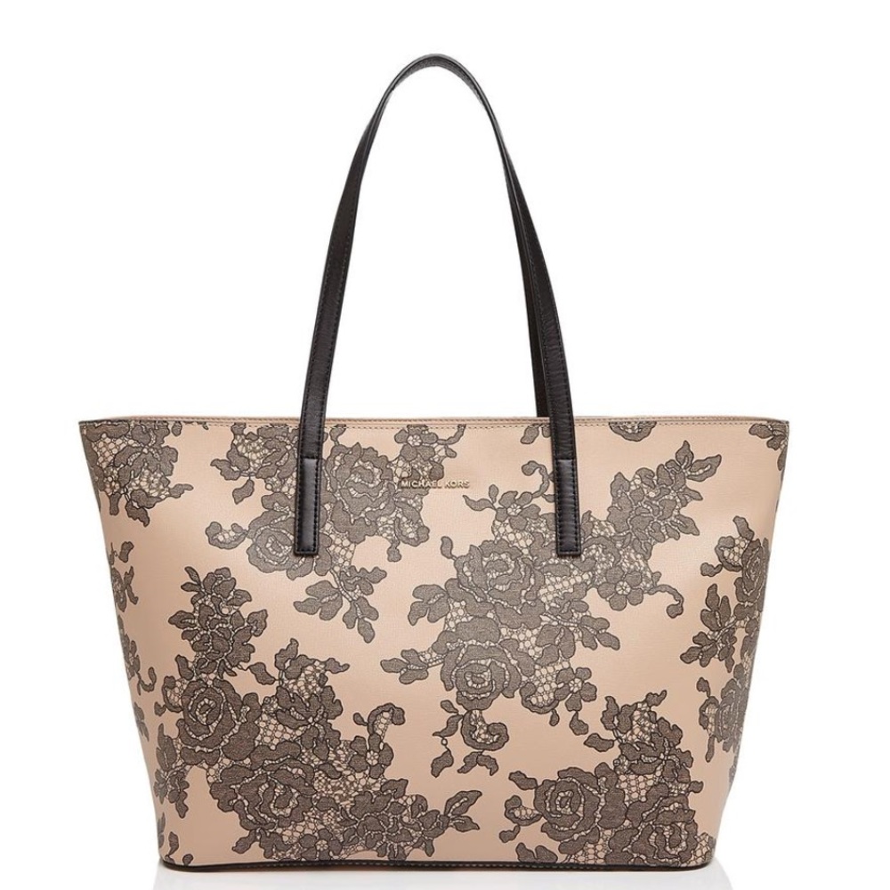 Michael kors Emry lace tote oyster with dust bag